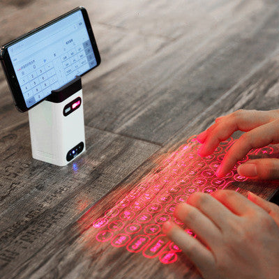 LEING FST Virtual Laser Keyboard Bluetooth Wireless Projector Phone Keyboard For Computer Pad Laptop With Mouse Function Empower Wellness Fitness