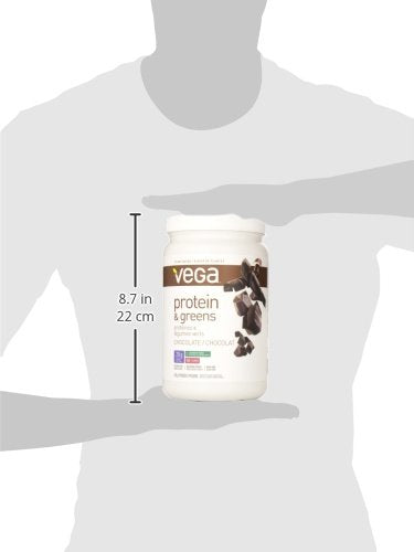 Vega Protein and Greens Chocolate (19 Servings) Plant Based Protein Powder Plus Veggies, Vegan, Non GMO, Pea Protein For Women and Men, 618g (Packaging May Vary) Empower Wellness Fitness