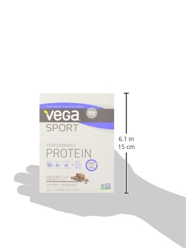 Vega Sport Protein Vegan Protein Powder, Vanilla (20 Servings) BCAAs, Amino Acid, Keto Friendly, Tart Cherry, Gluten Free, Non GMO Pea Protein for Women and Men, 828 g (Pack of 1)(Packaging May Vary) Empower Wellness Fitness