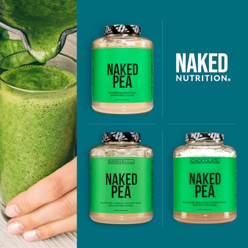 Naked Pea - Pea Protein Isolate from North American Farms - Plant Based, Vegetarian & Vegan Protein. Easy to Digest, Speeds Muscle Recovery - Non-GMO, No Lactose, No Soy and Gluten Free - 15 Servings Empower Wellness Fitness