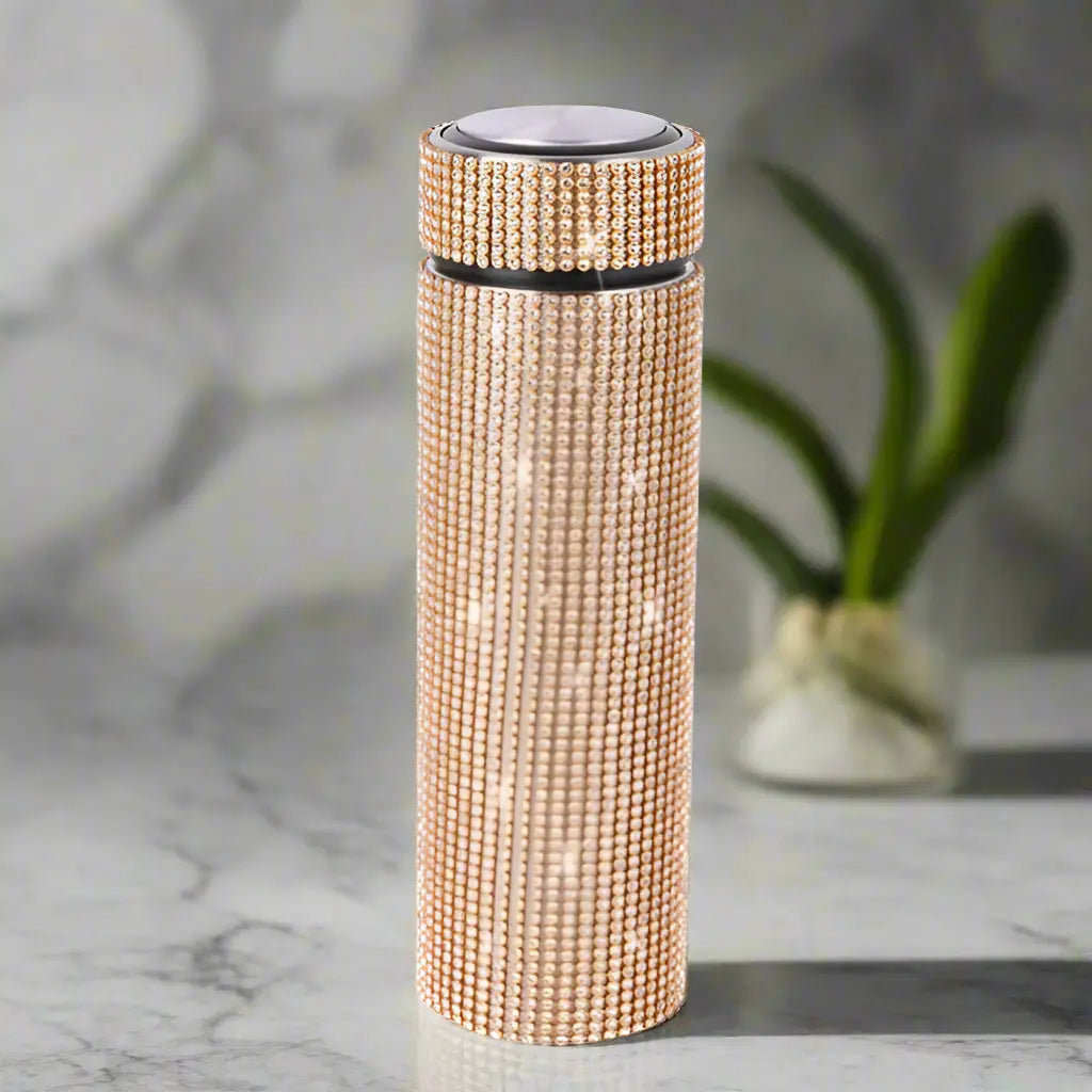 ✨ Luxe Diamond Temperature Bottle – The Smart, Sparkling 500ml Travel Cup Every Trendy Girl Needs!  #GlamHydration eprolo