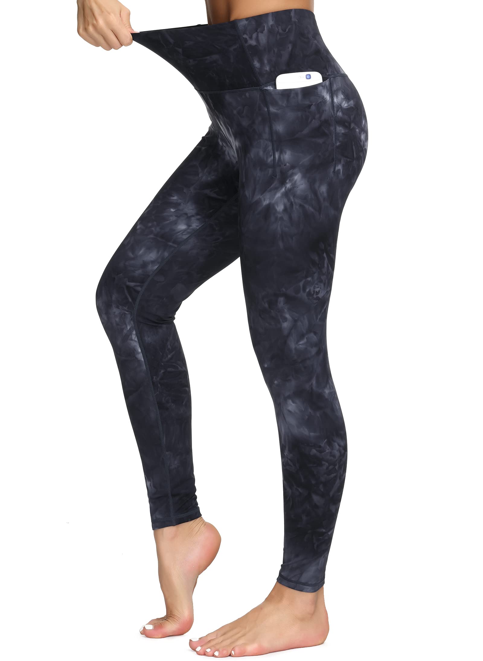 Dragon Fit High Waisted Leggings for Women Tummy Control Workout Running Yoga Pants with Pockets Empower Wellness Fitness