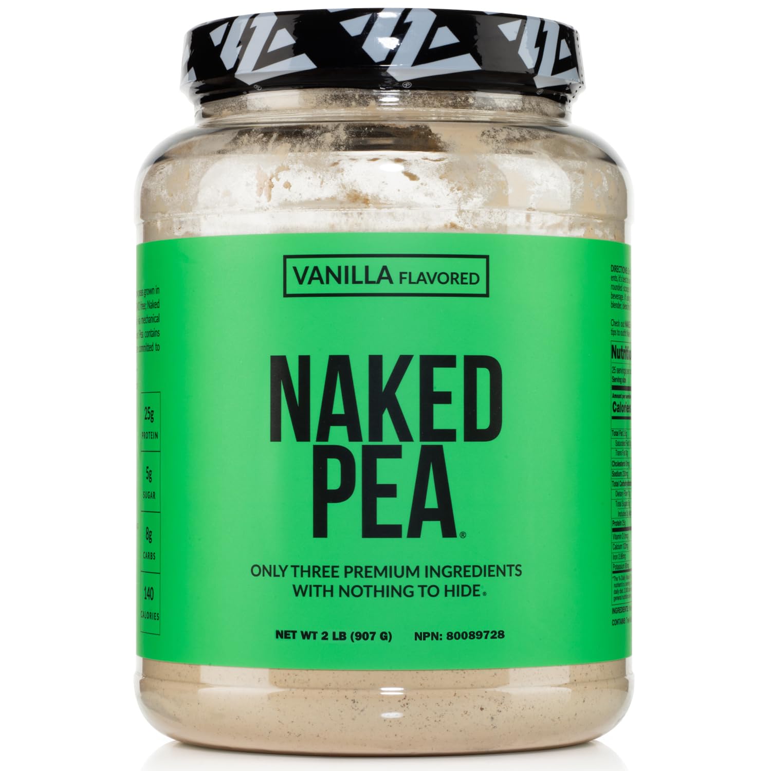 Naked Pea - Pea Protein Isolate from North American Farms - Plant Based, Vegetarian & Vegan Protein. Easy to Digest, Speeds Muscle Recovery - Non-GMO, No Lactose, No Soy and Gluten Free - 15 Servings Empower Wellness Fitness