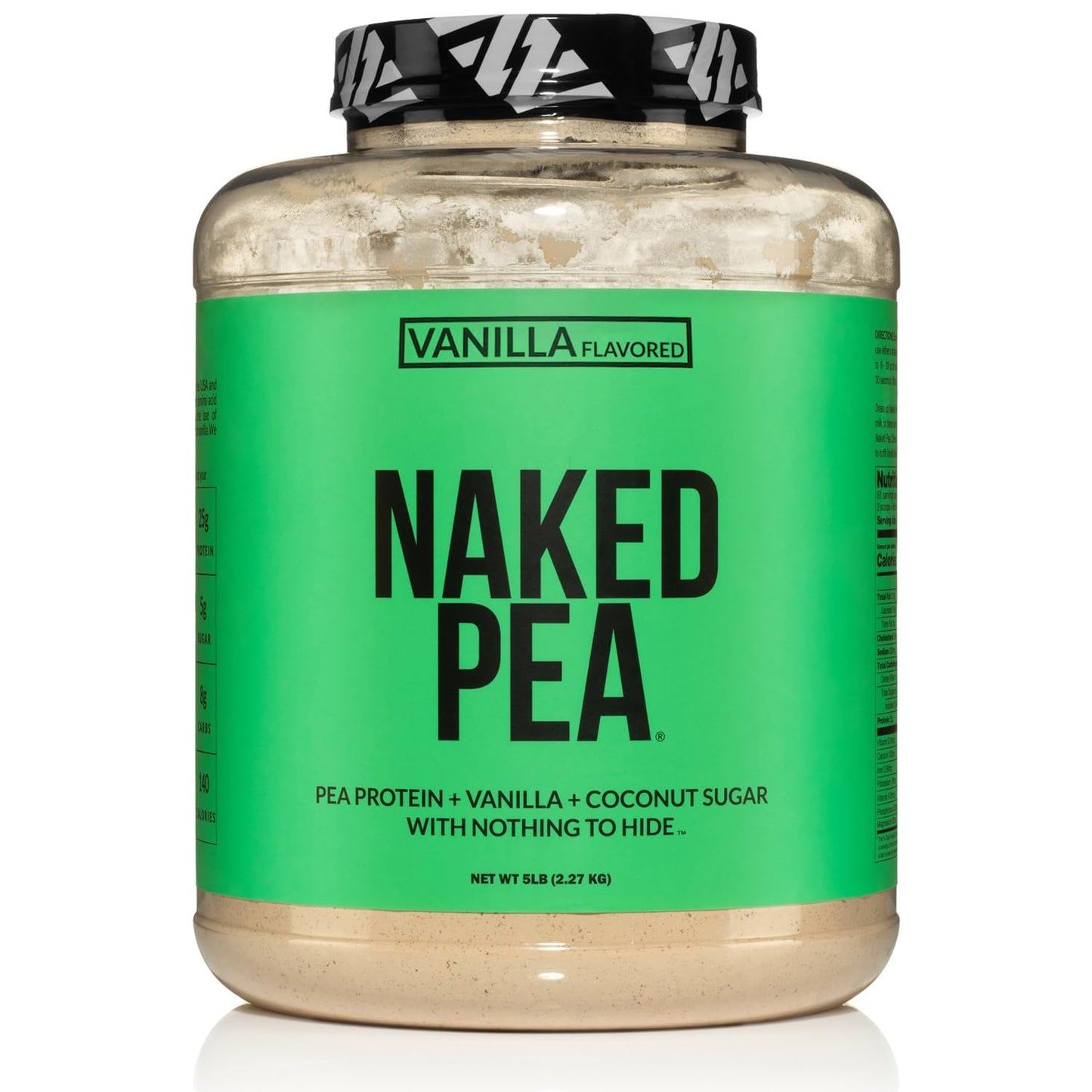 Naked Pea - Pea Protein Isolate from North American Farms - Plant Based, Vegetarian & Vegan Protein. Easy to Digest, Speeds Muscle Recovery - Non-GMO, No Lactose, No Soy and Gluten Free - 15 Servings Empower Wellness Fitness