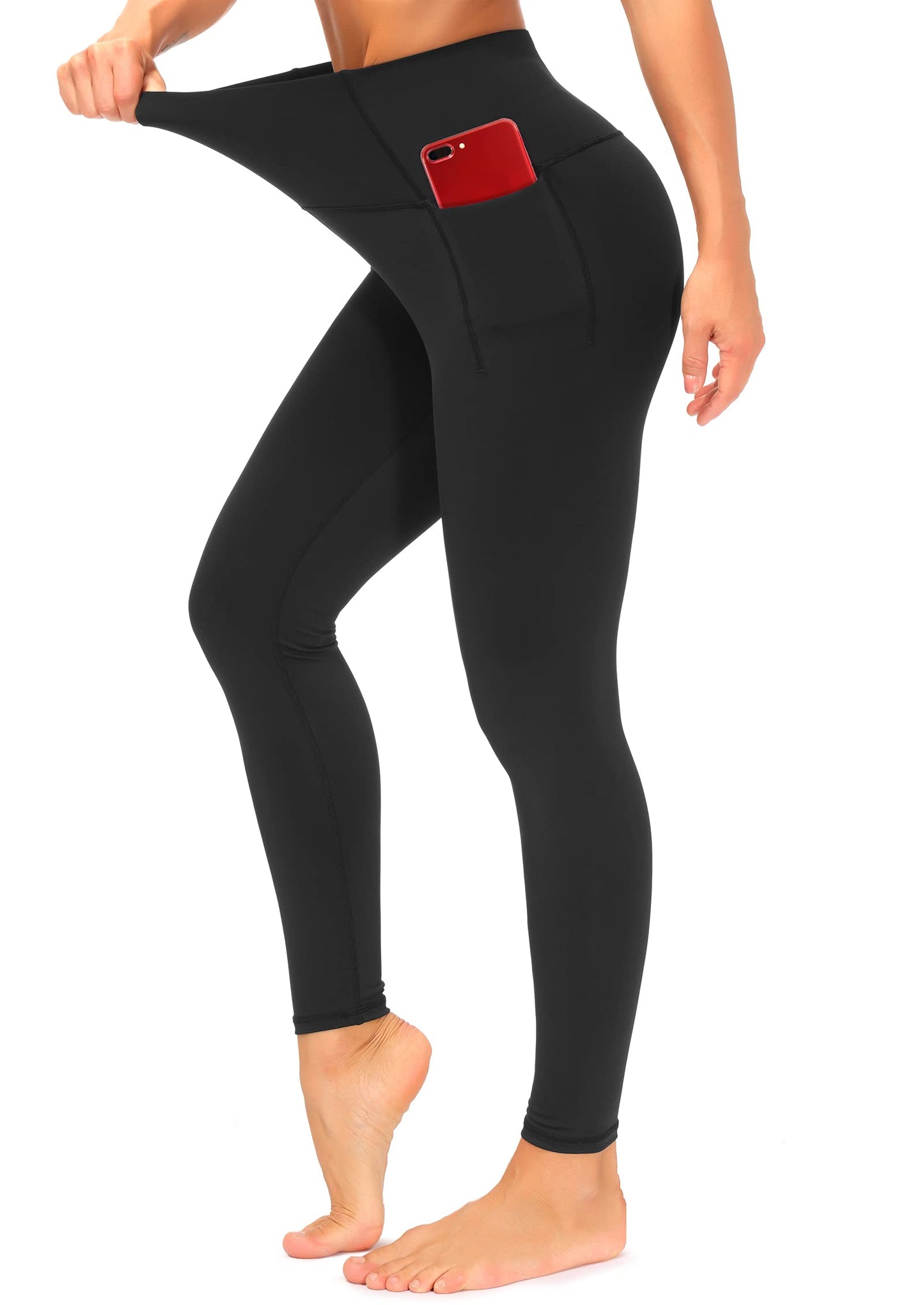 Dragon Fit High Waisted Leggings for Women Tummy Control Workout Running Yoga Pants with Pockets Empower Wellness Fitness