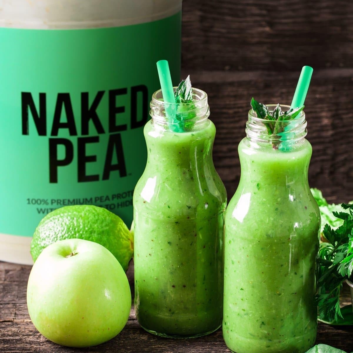 Naked Pea - Pea Protein Isolate from North American Farms - Plant Based, Vegetarian & Vegan Protein. Easy to Digest, Speeds Muscle Recovery - Non-GMO, No Lactose, No Soy and Gluten Free - 15 Servings Empower Wellness Fitness