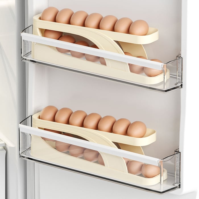 New Automatic Roll-Down Double-layer Egg Dispenser Shop1103129041 Store