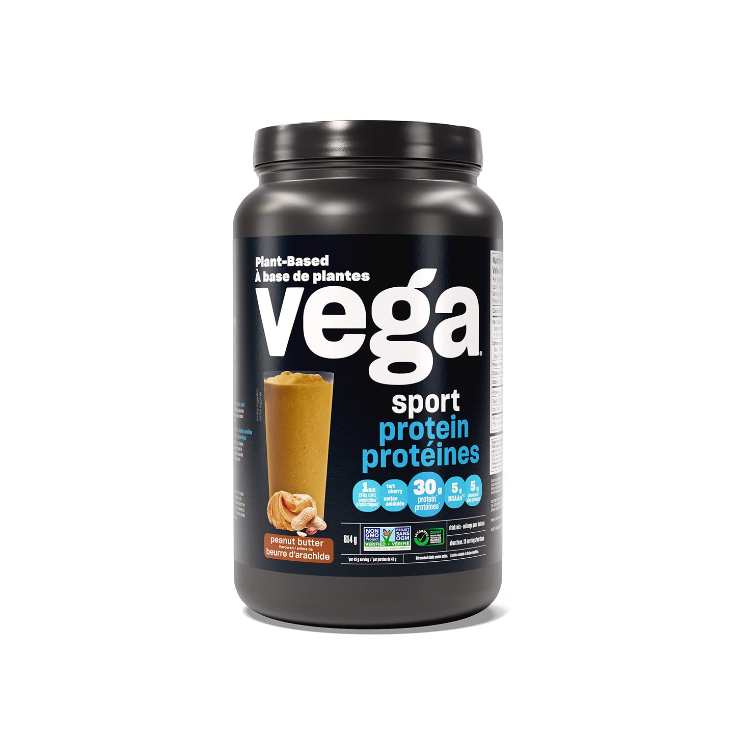 Vega Sport Protein Vegan Protein Powder, Vanilla (20 Servings) BCAAs, Amino Acid, Keto Friendly, Tart Cherry, Gluten Free, Non GMO Pea Protein for Women and Men, 828 g (Pack of 1)(Packaging May Vary) Empower Wellness Fitness