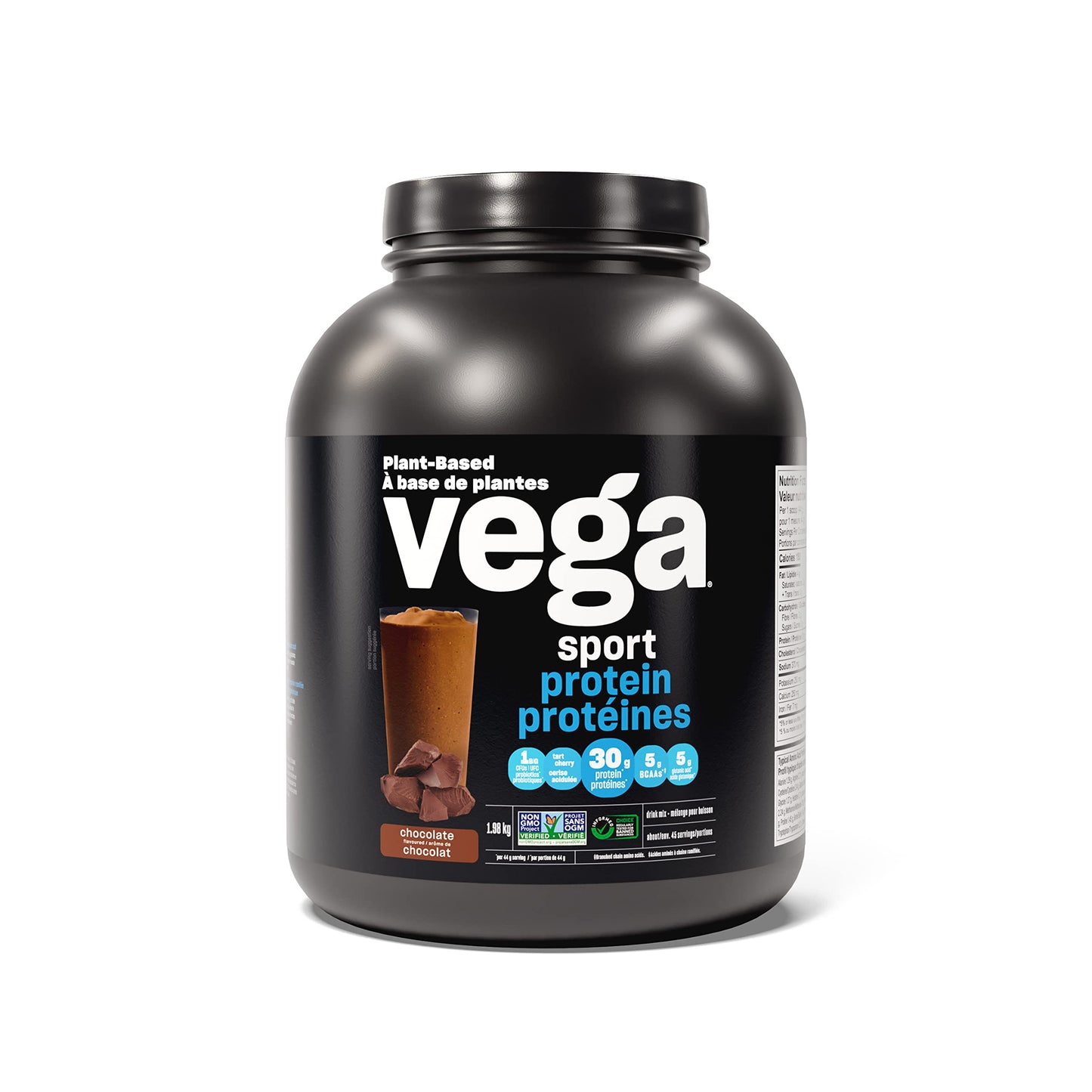 Vega Sport Protein Vegan Protein Powder, Vanilla (20 Servings) BCAAs, Amino Acid, Keto Friendly, Tart Cherry, Gluten Free, Non GMO Pea Protein for Women and Men, 828 g (Pack of 1)(Packaging May Vary) Empower Wellness Fitness