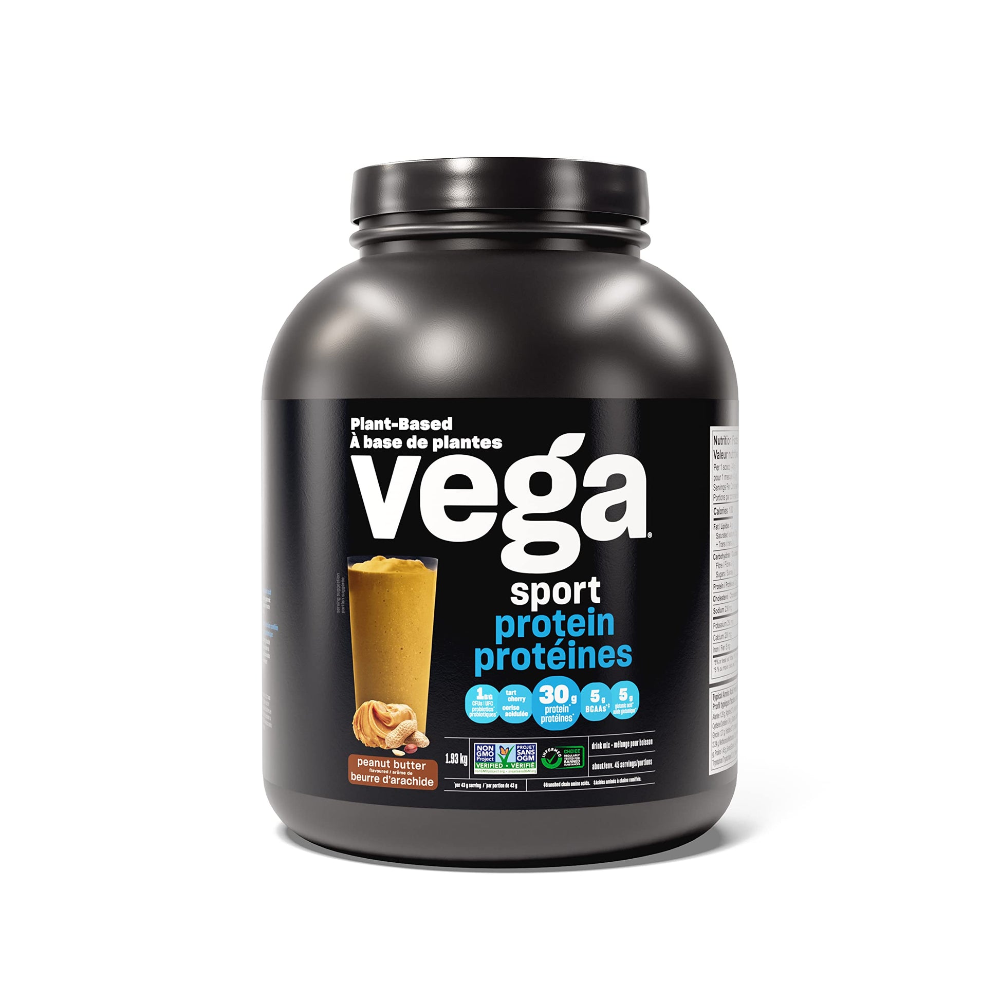 Vega Sport Protein Vegan Protein Powder, Vanilla (20 Servings) BCAAs, Amino Acid, Keto Friendly, Tart Cherry, Gluten Free, Non GMO Pea Protein for Women and Men, 828 g (Pack of 1)(Packaging May Vary) Empower Wellness Fitness