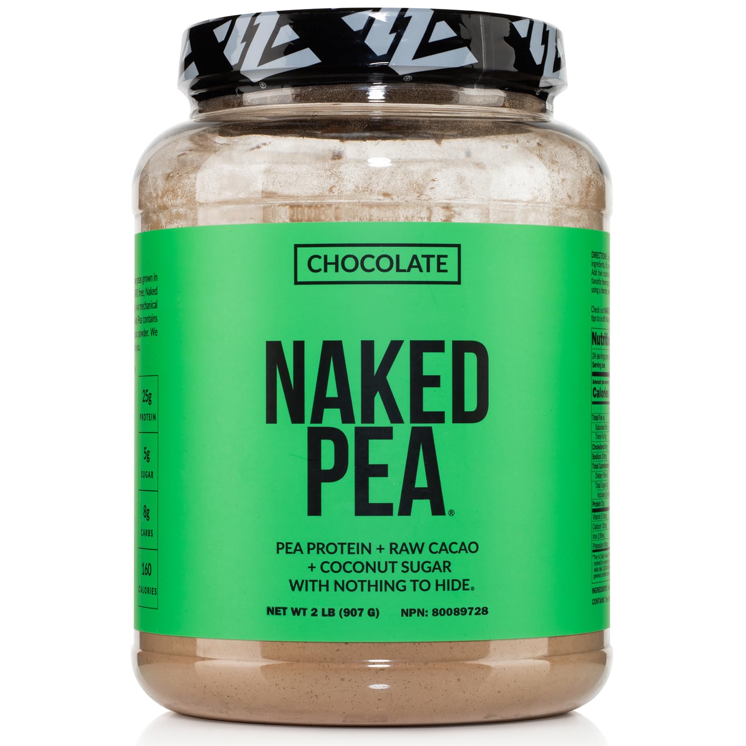 Naked Pea - Pea Protein Isolate from North American Farms - Plant Based, Vegetarian & Vegan Protein. Easy to Digest, Speeds Muscle Recovery - Non-GMO, No Lactose, No Soy and Gluten Free - 15 Servings Empower Wellness Fitness