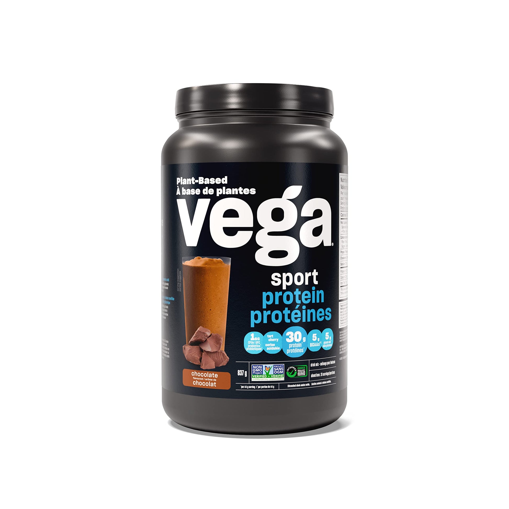 Vega Sport Protein Vegan Protein Powder, Vanilla (20 Servings) BCAAs, Amino Acid, Keto Friendly, Tart Cherry, Gluten Free, Non GMO Pea Protein for Women and Men, 828 g (Pack of 1)(Packaging May Vary) Empower Wellness Fitness