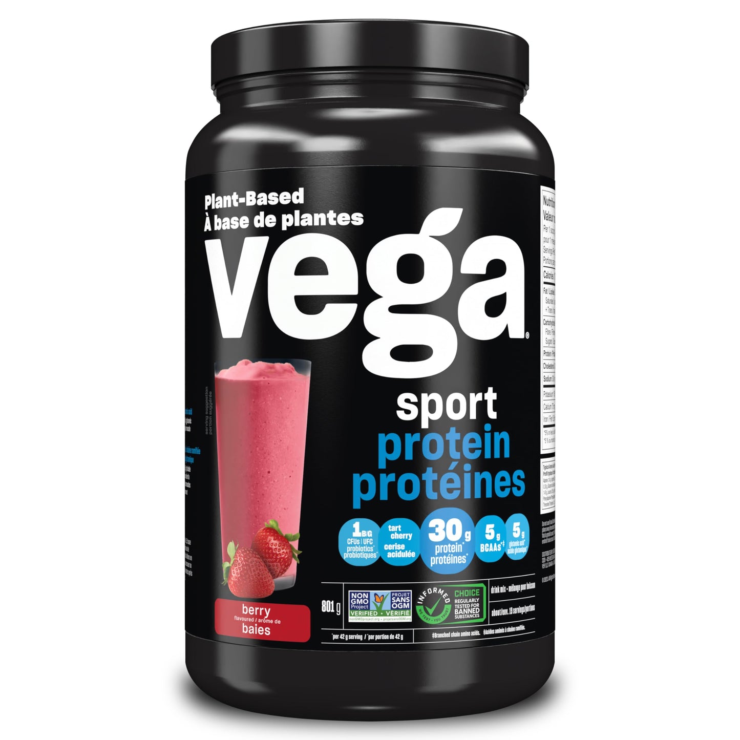 Vega Sport Protein Vegan Protein Powder, Vanilla (20 Servings) BCAAs, Amino Acid, Keto Friendly, Tart Cherry, Gluten Free, Non GMO Pea Protein for Women and Men, 828 g (Pack of 1)(Packaging May Vary) Empower Wellness Fitness