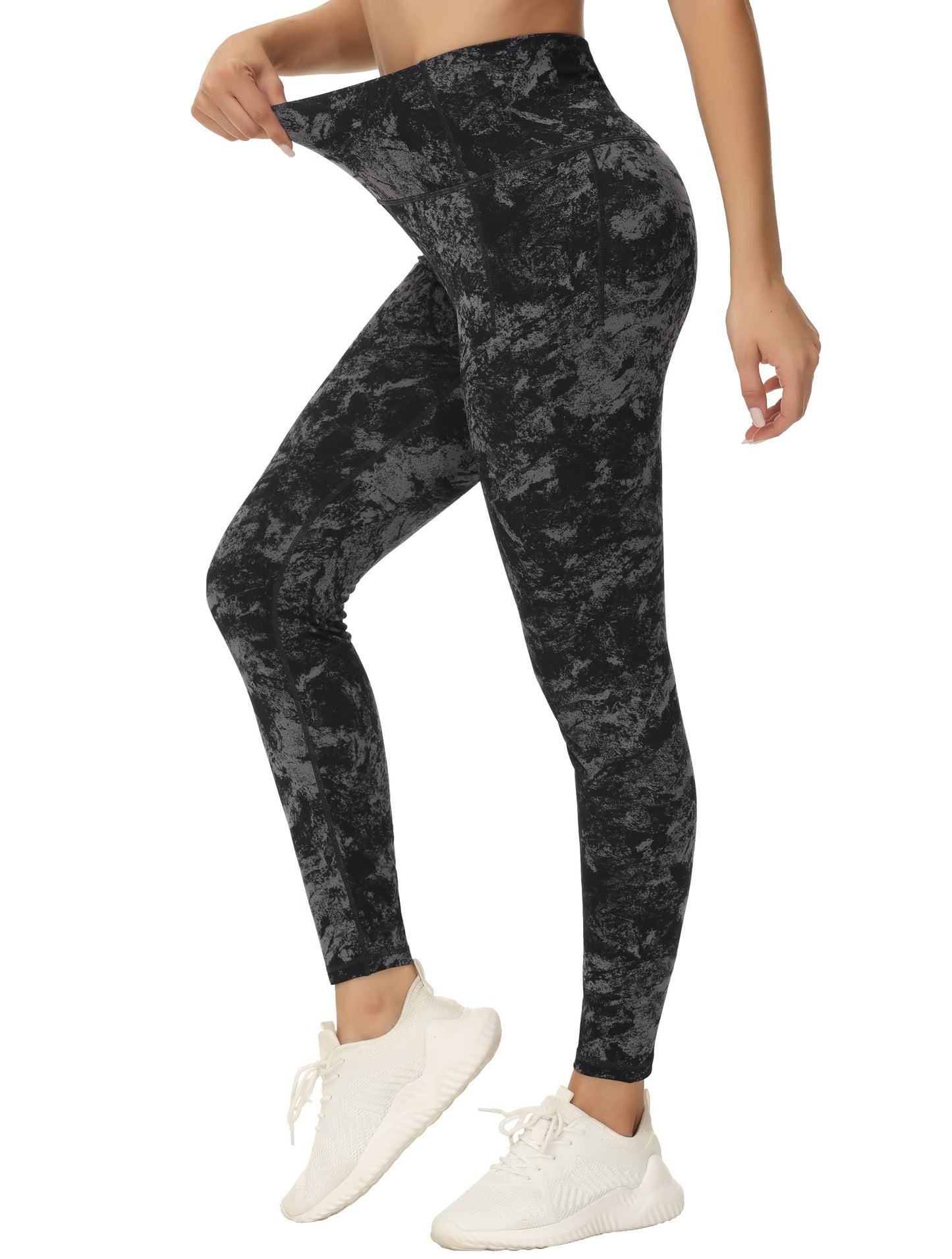 Dragon Fit High Waisted Leggings for Women Tummy Control Workout Running Yoga Pants with Pockets Empower Wellness Fitness