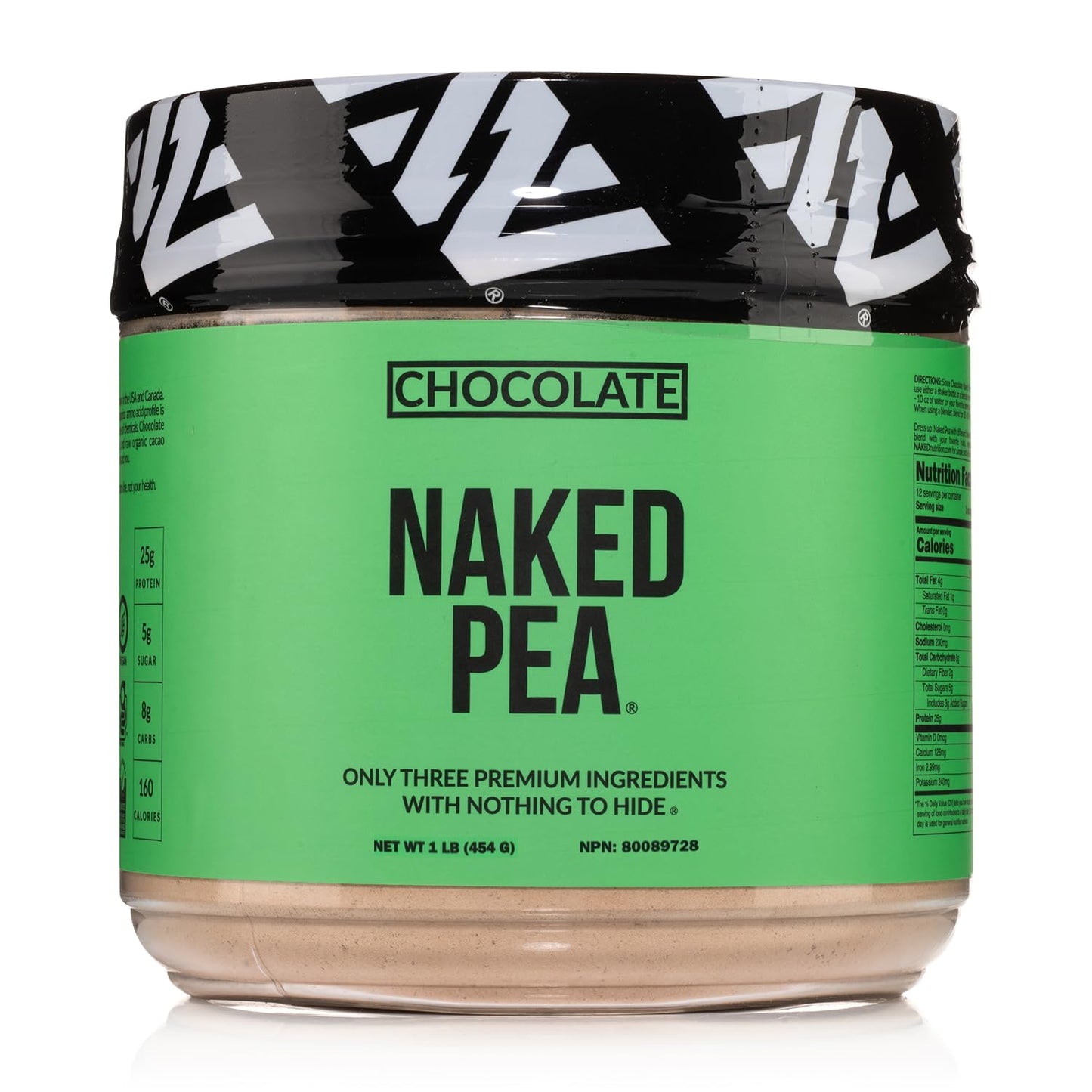 Naked Pea - Pea Protein Isolate from North American Farms - Plant Based, Vegetarian & Vegan Protein. Easy to Digest, Speeds Muscle Recovery - Non-GMO, No Lactose, No Soy and Gluten Free - 15 Servings Empower Wellness Fitness