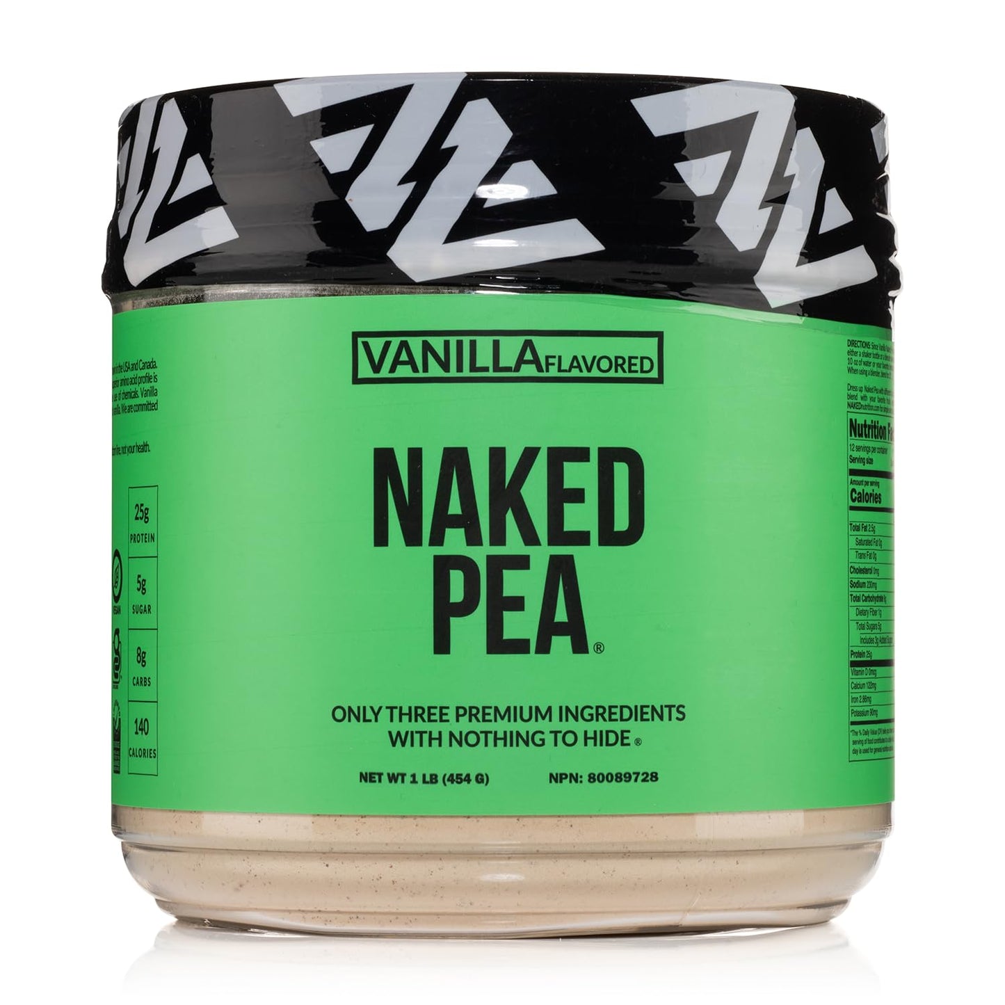 Naked Pea - Pea Protein Isolate from North American Farms - Plant Based, Vegetarian & Vegan Protein. Easy to Digest, Speeds Muscle Recovery - Non-GMO, No Lactose, No Soy and Gluten Free - 15 Servings Empower Wellness Fitness