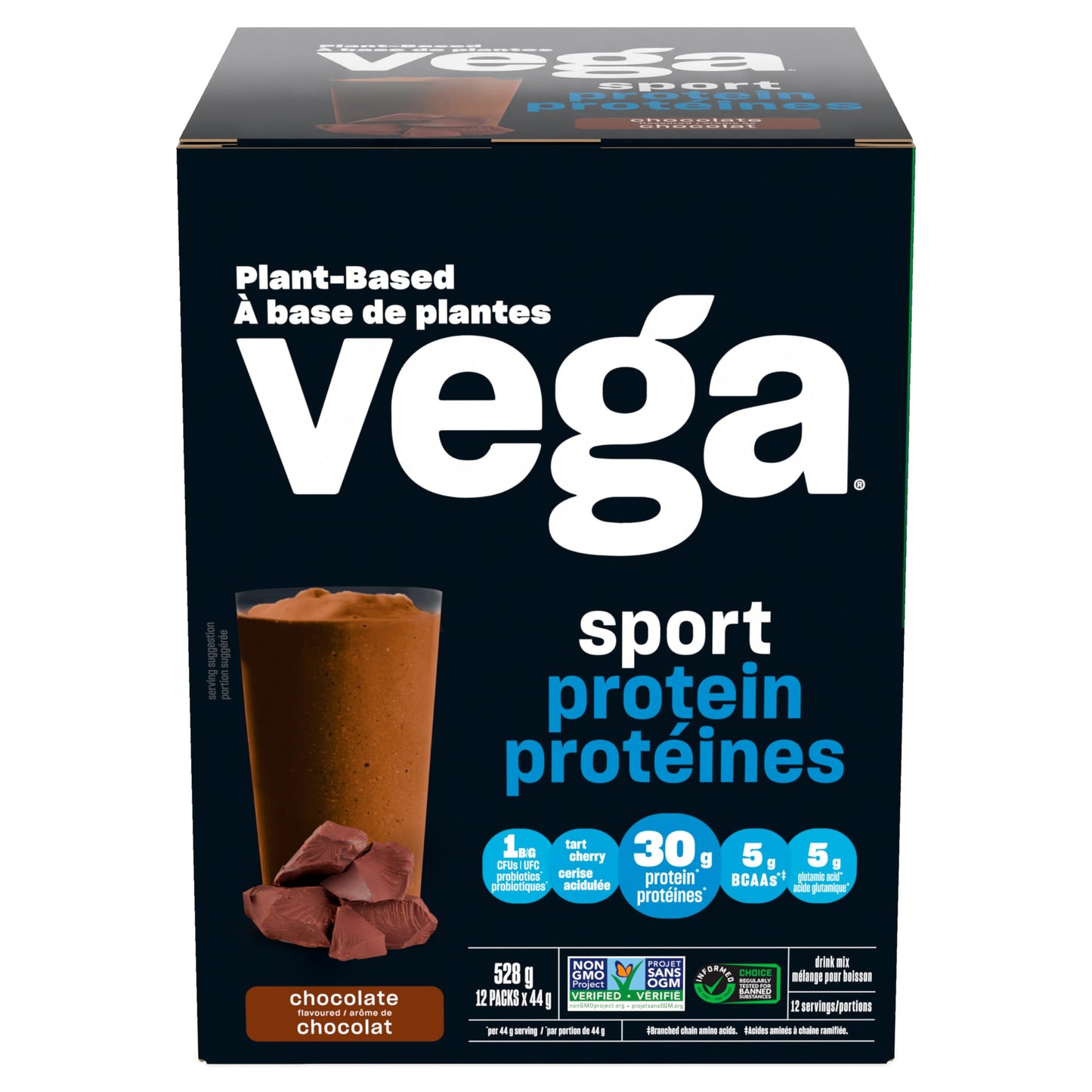 Vega Sport Protein Vegan Protein Powder, Vanilla (20 Servings) BCAAs, Amino Acid, Keto Friendly, Tart Cherry, Gluten Free, Non GMO Pea Protein for Women and Men, 828 g (Pack of 1)(Packaging May Vary) Empower Wellness Fitness