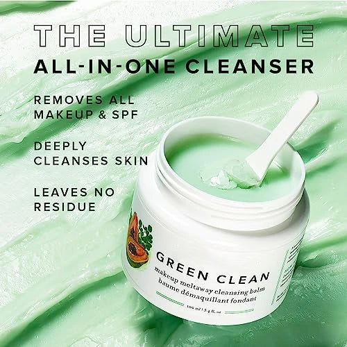 Original  Natural Cleansing Cream Green Cleaning Makeup Removal Cream Easily removes cosmetics SPF travel makeup removal cream eprolo