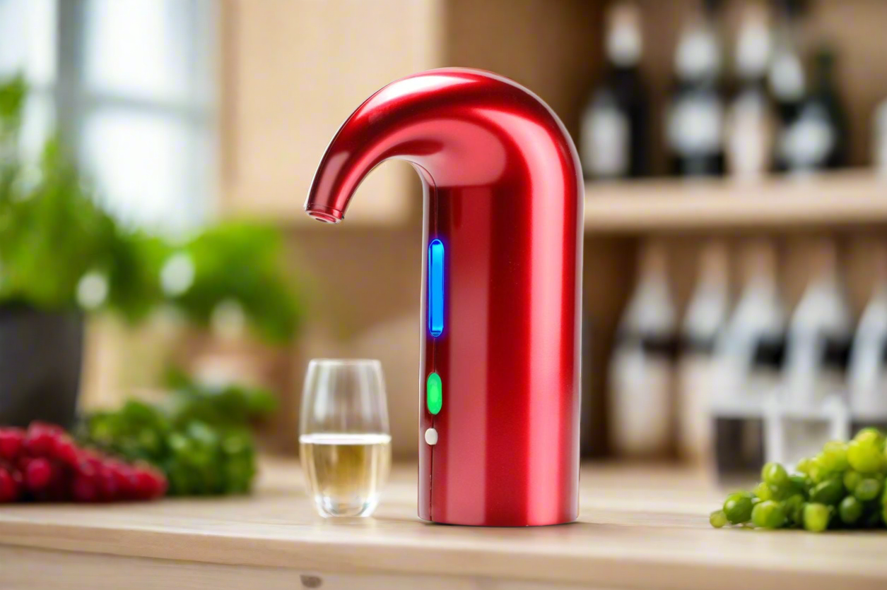 Electric Wine Aerator and Dispenser – Instant Aeration, Decanter, and Pourer for Red & White Wine Lovers eprolo