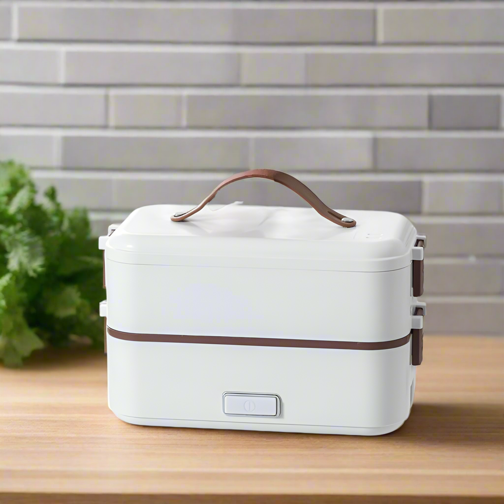 Electric lunch box stainless steel liner portable plug-in small insulation lunch box home heating lunch box steaming rice artifa eprolo