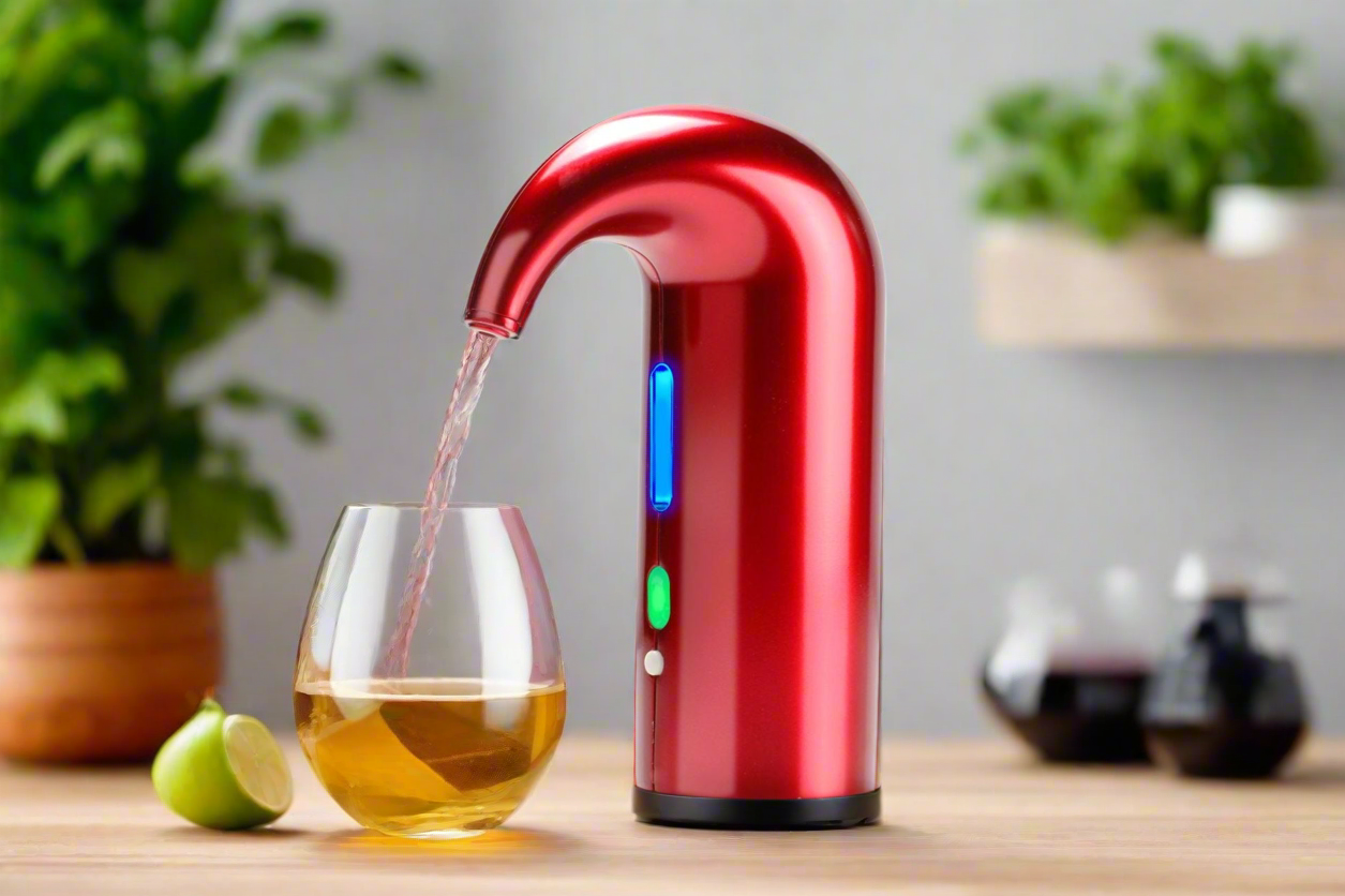 Electric Wine Aerator and Dispenser – Instant Aeration, Decanter, and Pourer for Red & White Wine Lovers eprolo