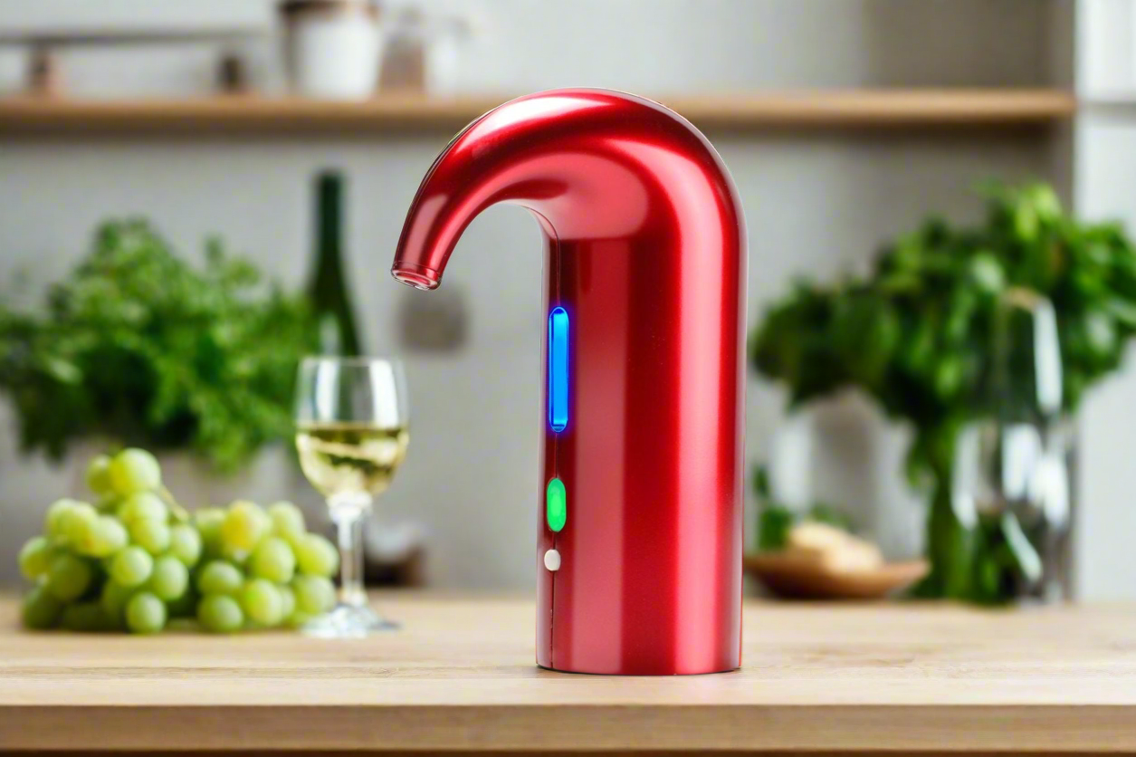 Electric Wine Aerator and Dispenser – Instant Aeration, Decanter, and Pourer for Red & White Wine Lovers eprolo