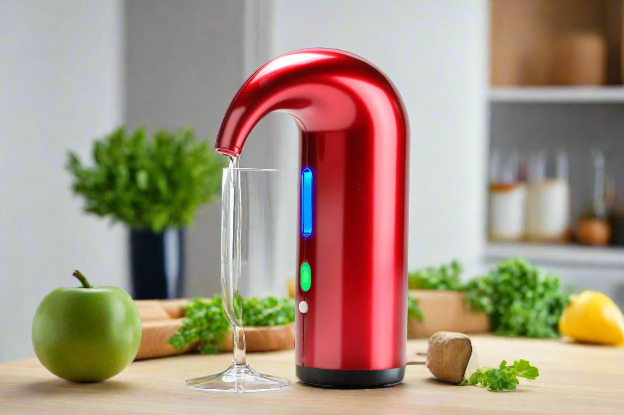 Electric Wine Aerator and Dispenser – Instant Aeration, Decanter, and Pourer for Red & White Wine Lovers eprolo