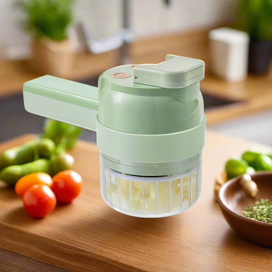 Portable 4 in 1 Handheld Electric Vegetable Slicer USB Rechargeable Food Processor Garlic Chili Onion Celery Ginger Meat Chopper Shop1103579453 Store