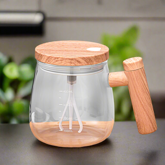 Self Stirring Coffee Cup Electric Stirring Glass Mug Portable Waterproof Automatic Protein Powder Mixing Cup Kitchen Accessories eprolo