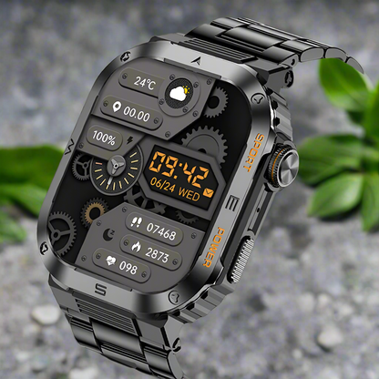 Rugged Military Smartwatch HD Empower Wellness Fitness