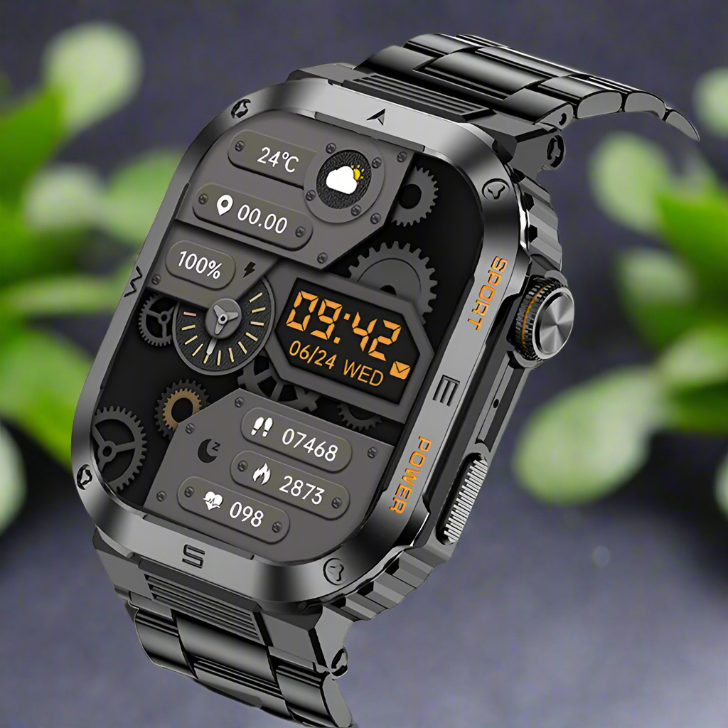 Rugged Military Smartwatch HD Empower Wellness Fitness