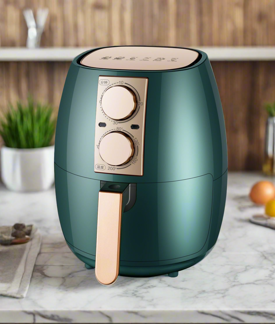 Visual Air Fryer Electromechanical Fryer Electric Oven Large Capacity Air Fryer 6L Multi-Function eprolo