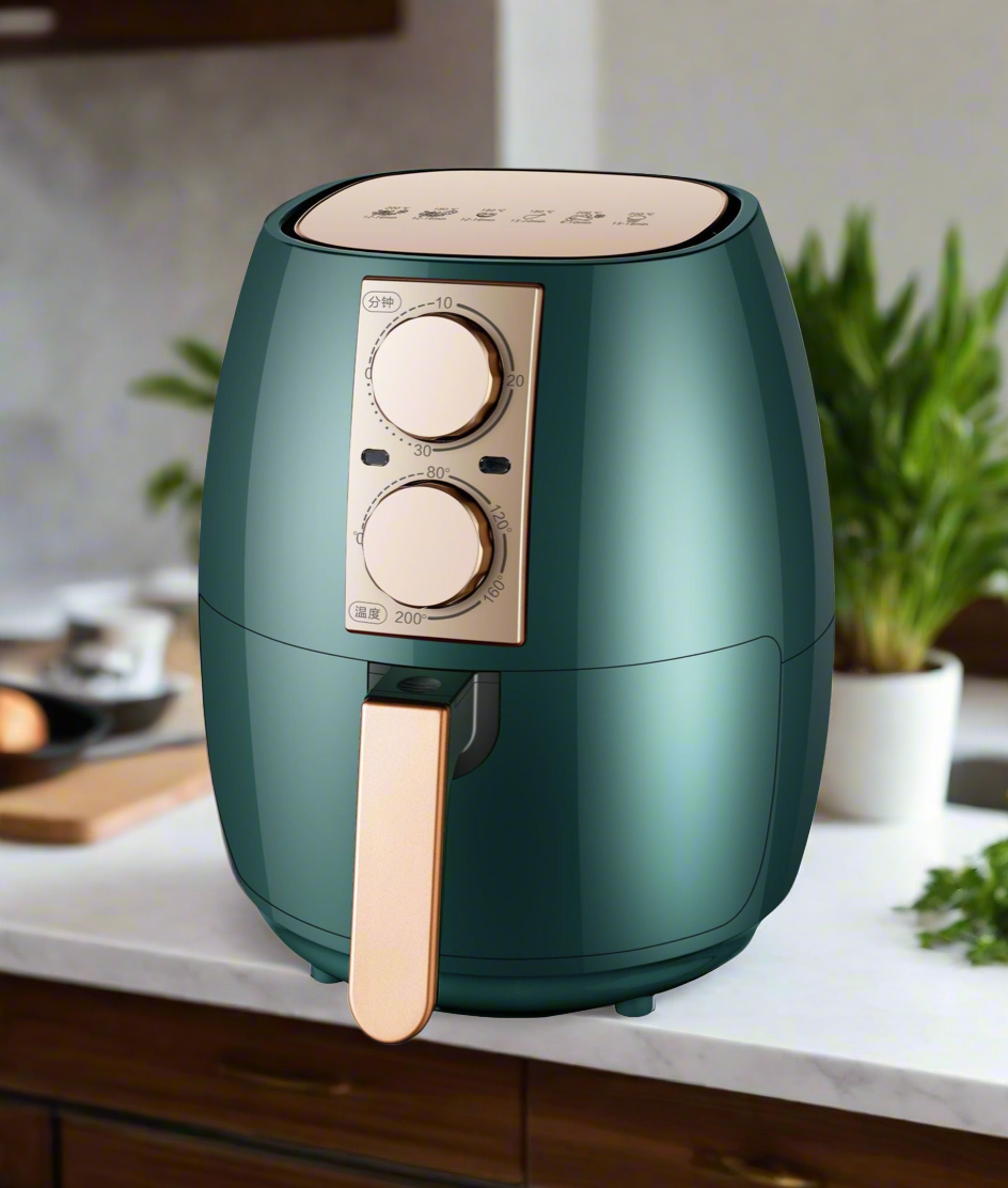 Visual Air Fryer Electromechanical Fryer Electric Oven Large Capacity Air Fryer 6L Multi-Function eprolo