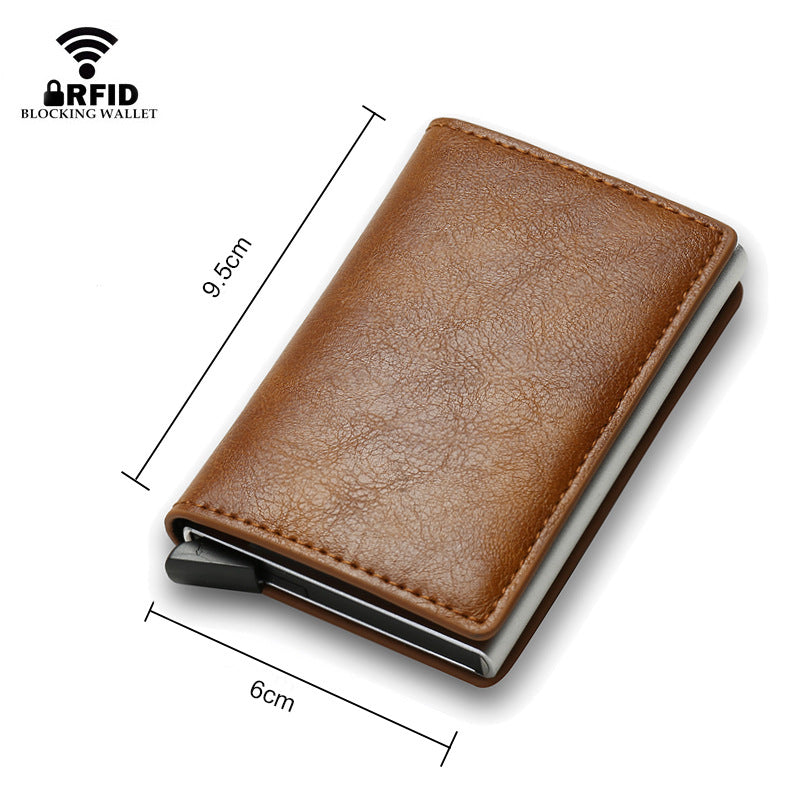 Credit Card Holder Smart Minimalist Wallet Pocket Men Women Slim Cardholder Bank Secure Creditcard Case MIYIN Store