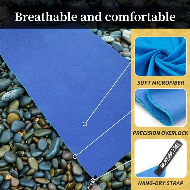 Microfiber Quick Dry Sports Beach Towel Outdoor Thick Travel Gymnastics Fitness Jogging Swimming Yoga Naturehike Sea Big Towel Shop911130166 Store