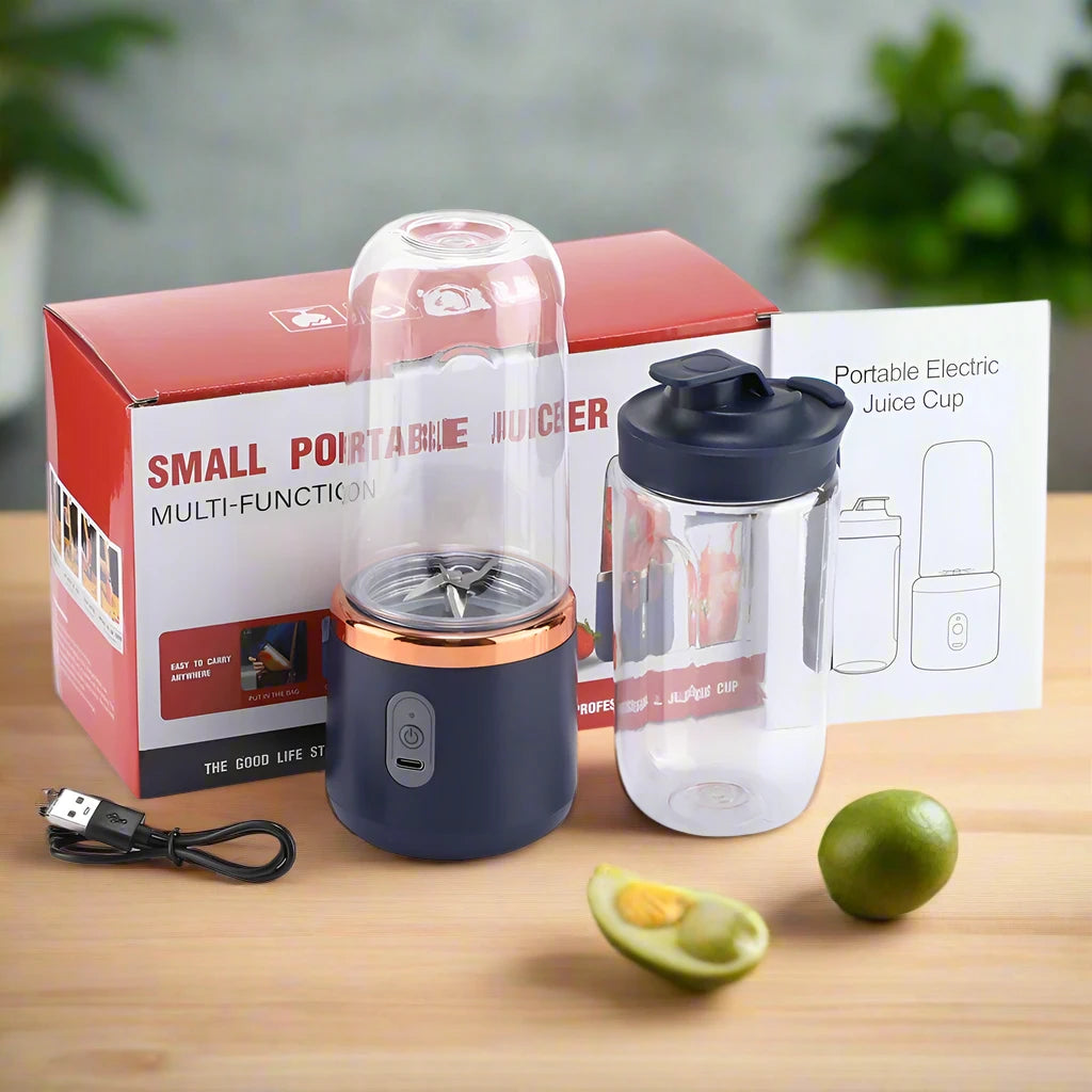 6 Blades Electric Juicer Cup 2 Cups For Travel Portable Juicer Mixer Usb Charge Fresh Fruit Juice Personal Blender Smoothie Hailicare Official Store