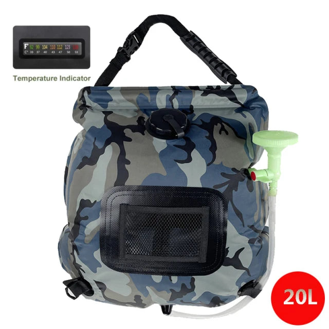 20L Outdoor Camping Hiking Solar Shower Bag/water bag BOFCONN Store