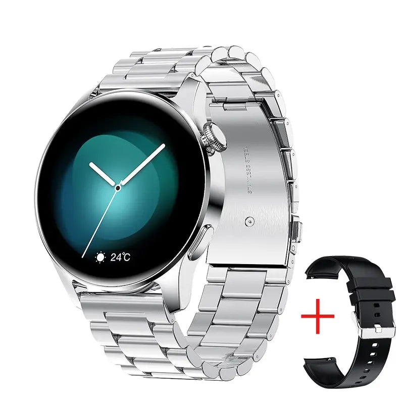 LIGE New Bluetooth Call Smart Watch Men Full Touch Sport Fitness Watches Waterproof Heart Rate Steel Band Smartwatch Android iOS LIGE-02 Store