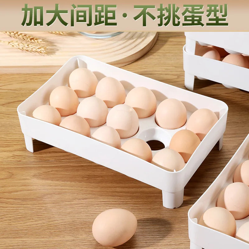 New Automatic Roll-Down Double-layer Egg Dispenser Shop1103129041 Store