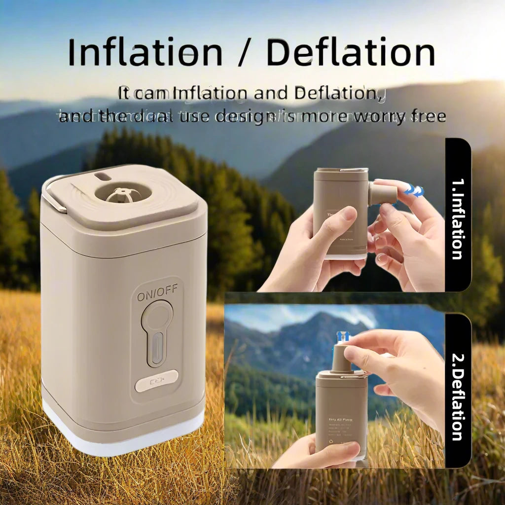 Electric Air Pump Portable Wireless Air Compressor Inflator/Deflator CN Trade Store