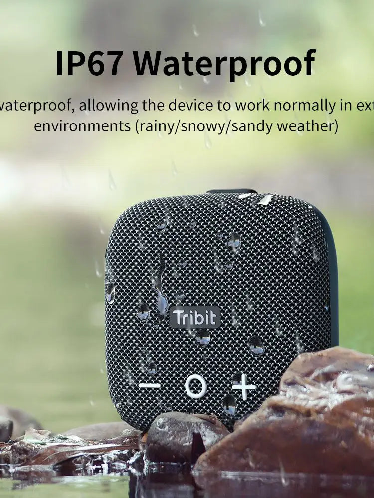 Tribit StormBox Micro 2 Portable Bluetooth Speaker Deep Bass IP67 Waterproof Outdoor Wireless Small Speaker For Cycling, Hiking Tribit Official Store