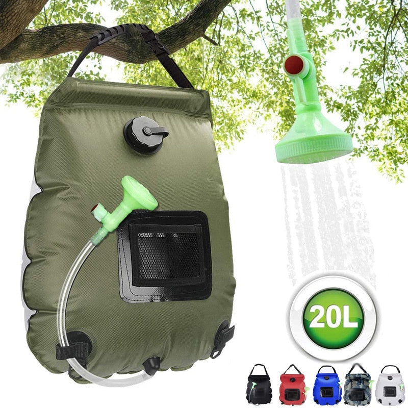 20L Outdoor Camping Hiking Solar Shower Bag/water bag BOFCONN Store