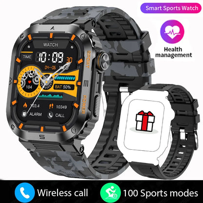 Rugged Military Smartwatch HD Empower Wellness Fitness