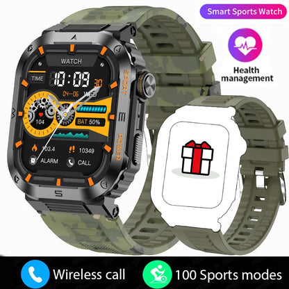 Rugged Military Smartwatch HD Empower Wellness Fitness